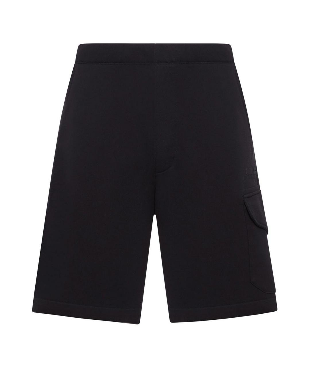 CP COMPANY Черные хлопковые повседневные брюки, фото 1