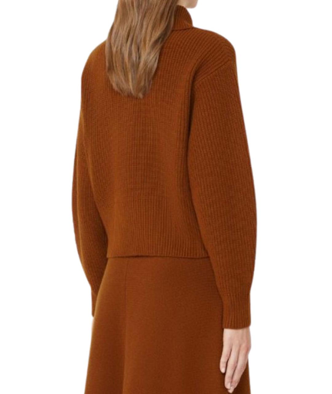 MAX MARA Коричневый джемпер / свитер, фото 3
