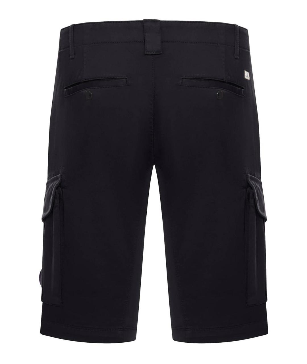 CP COMPANY Черные хлопковые шорты, фото 2
