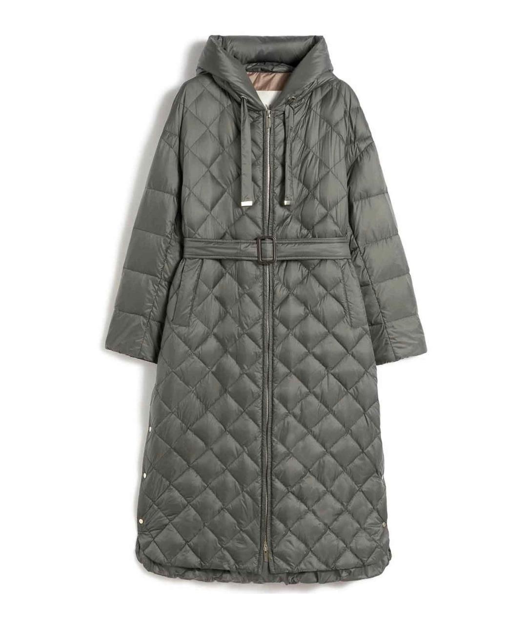 MAX MARA Зеленый пуховик, фото 1