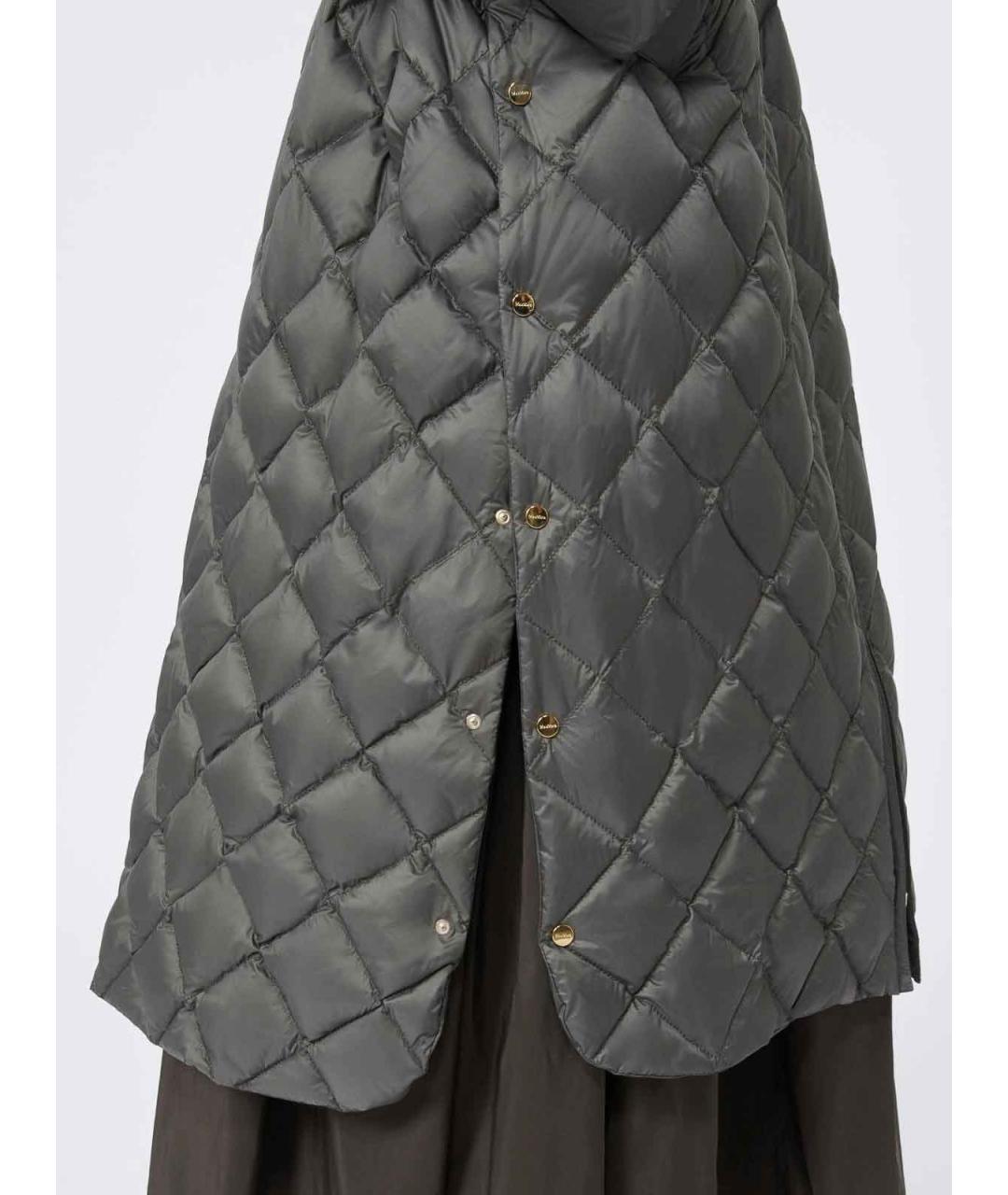 MAX MARA Зеленый пуховик, фото 6