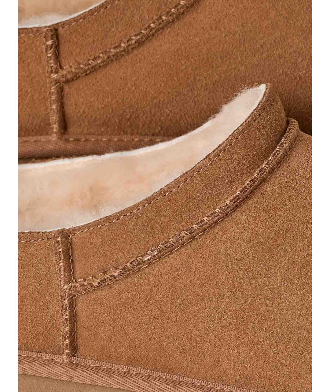 UGG Коричневые замшевые низкие ботинки, фото 7
