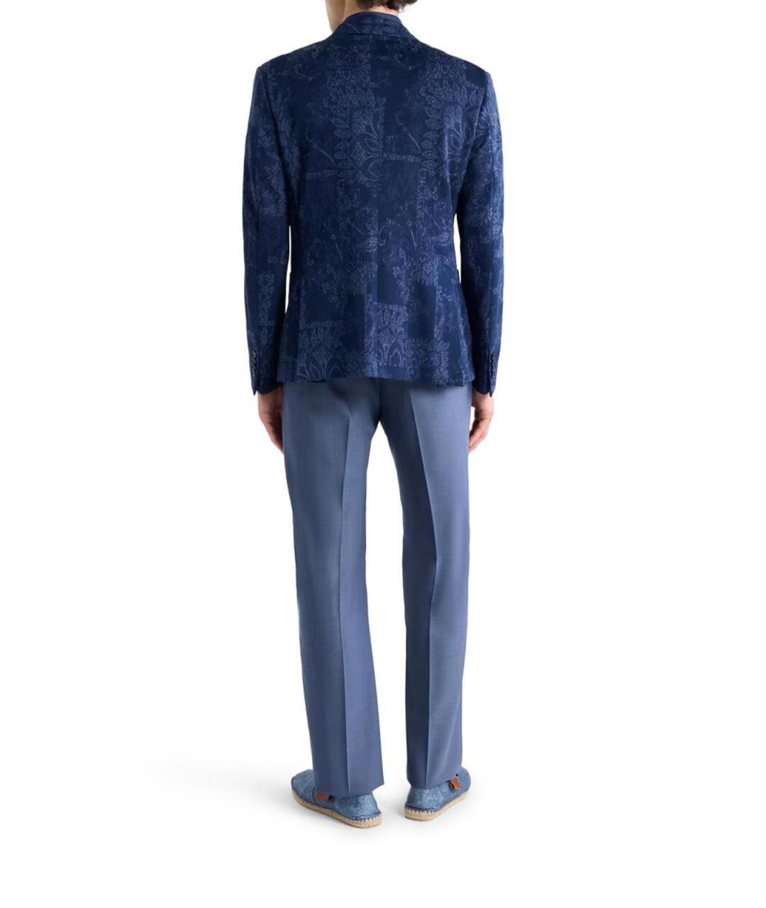 ETRO Синяя хлопковая куртка, фото 3