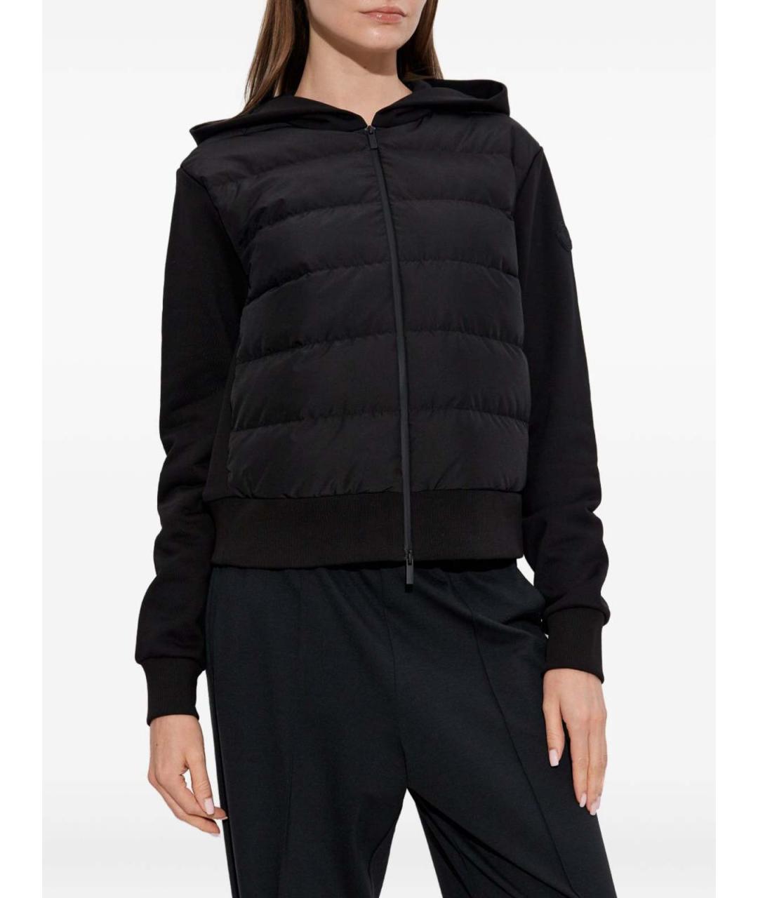 MONCLER Черная куртка, фото 4