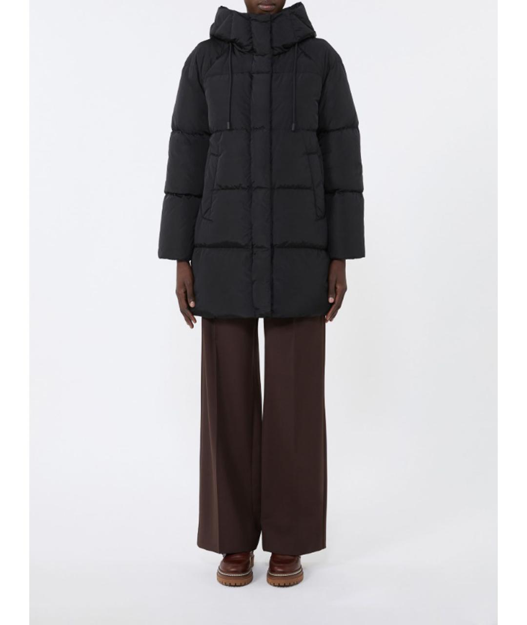 WEEKEND MAX MARA Черная полиамидовая парка, фото 3