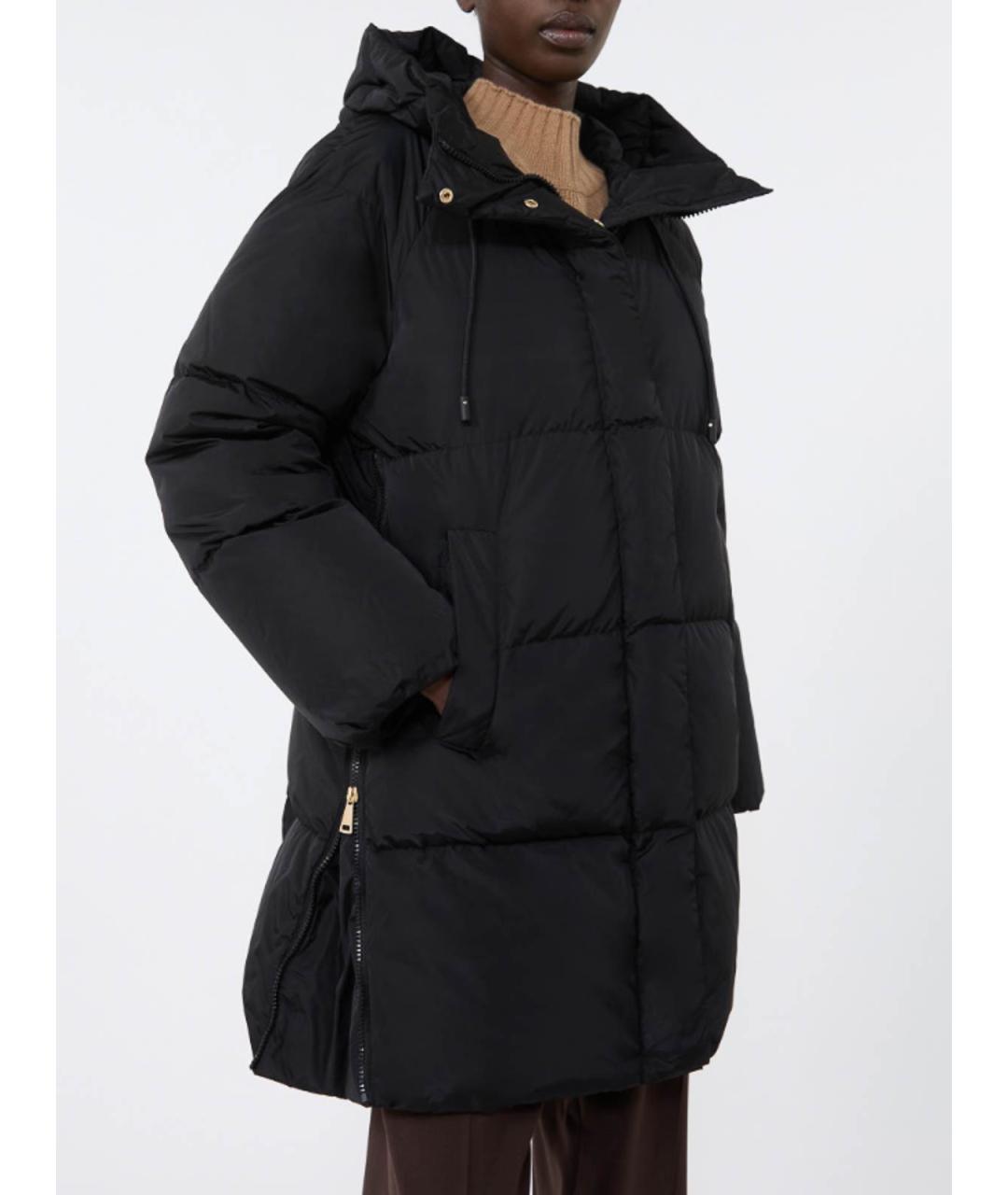 WEEKEND MAX MARA Черная полиамидовая парка, фото 5