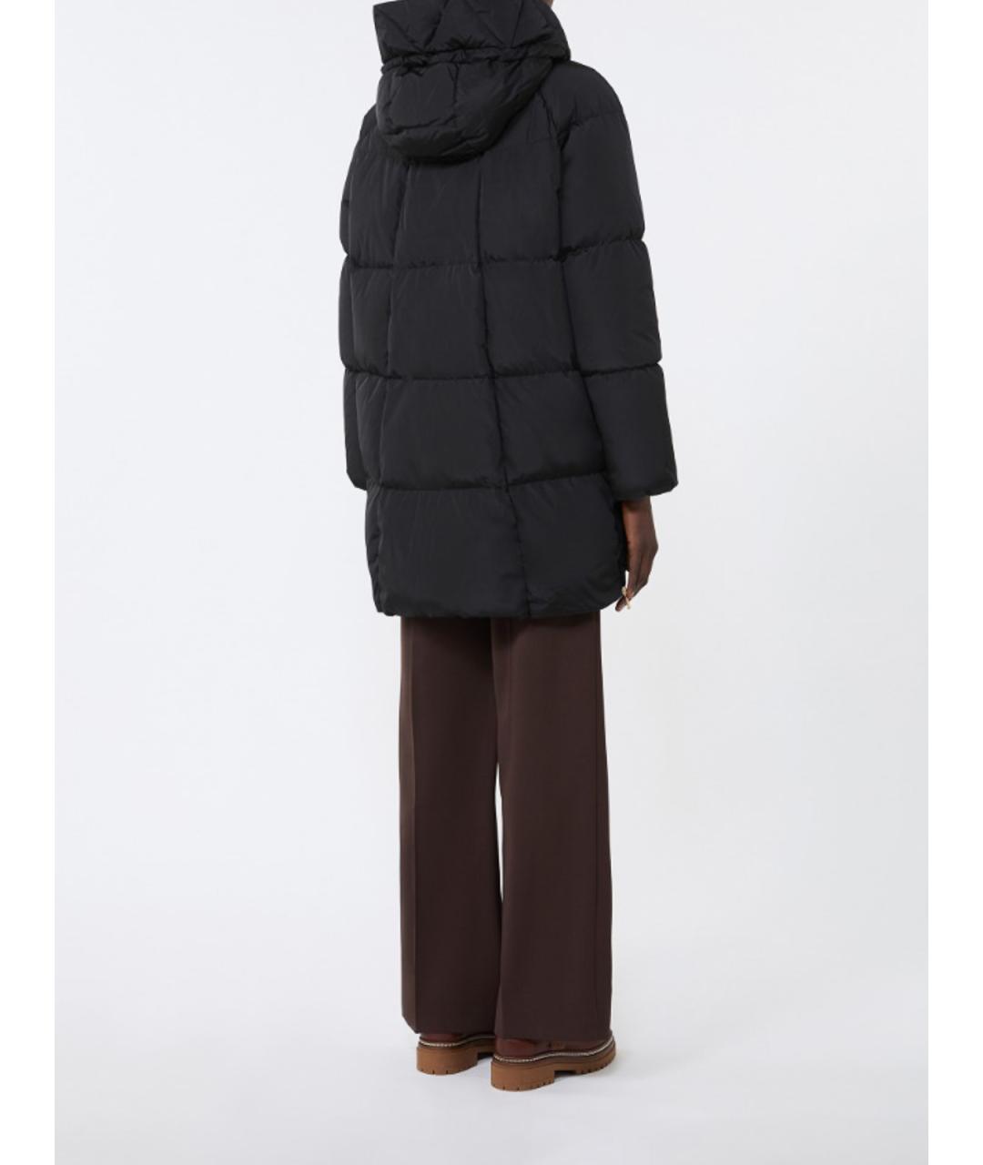 WEEKEND MAX MARA Черная полиамидовая парка, фото 4