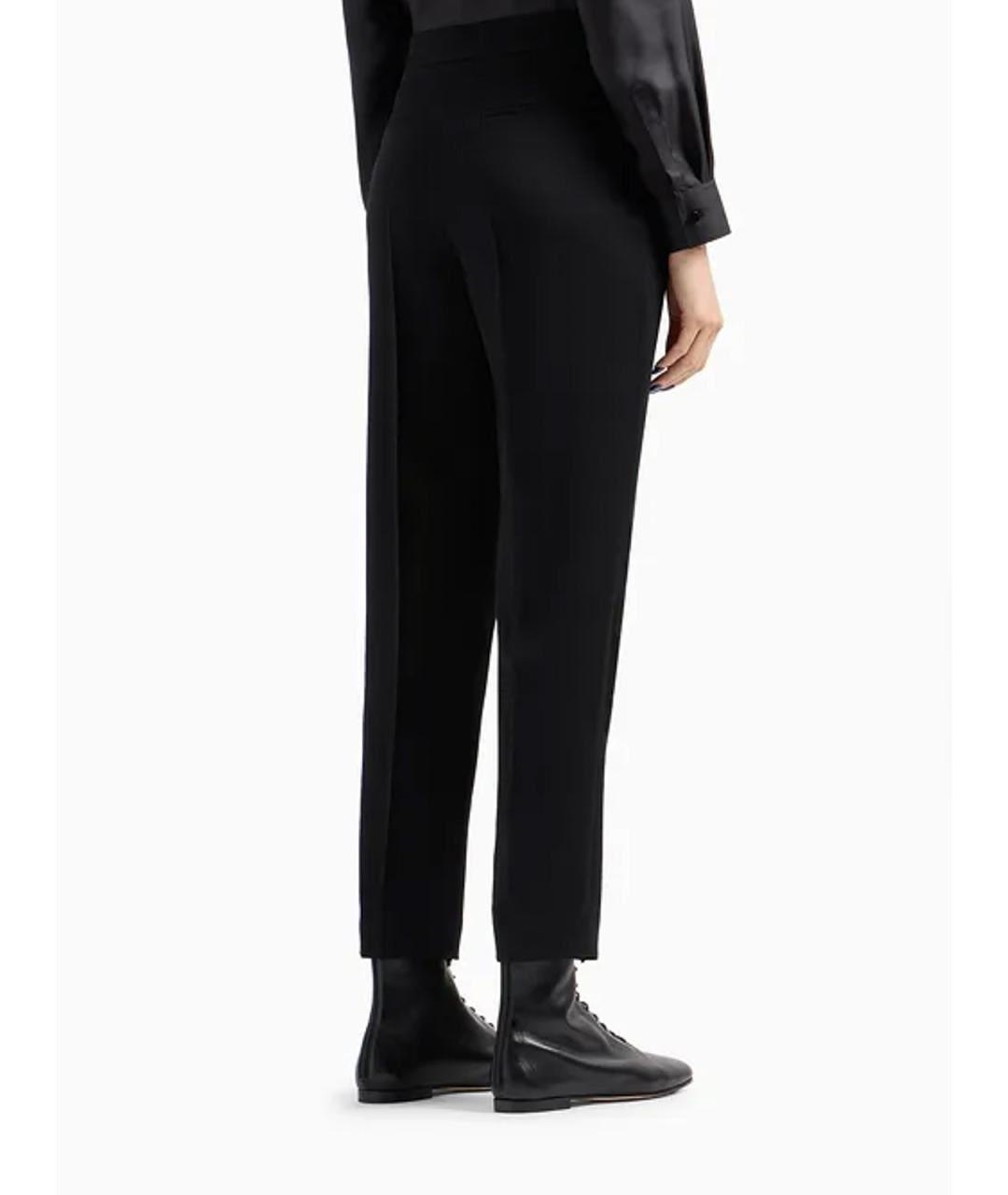 GIORGIO ARMANI Черная шерстяная блузы, фото 4