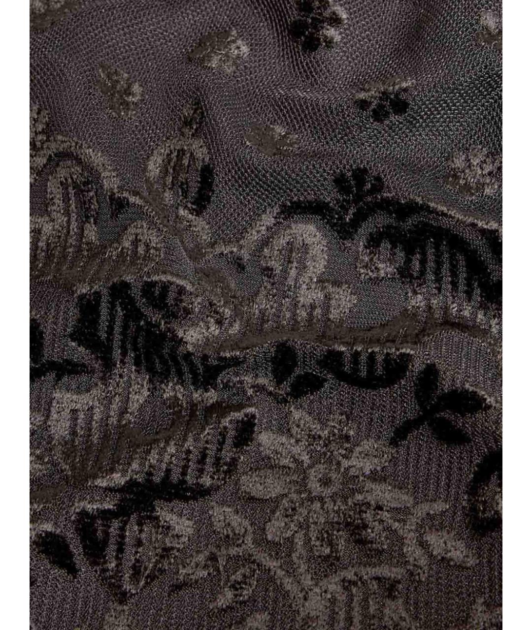 ETRO Черное бархатное повседневное платье, фото 6