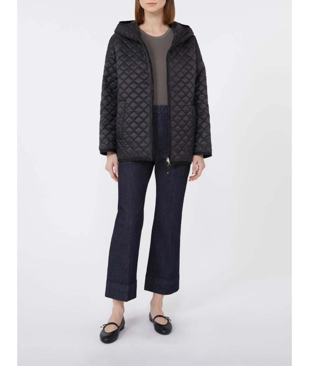 MAX MARA Черный пуховик, фото 2