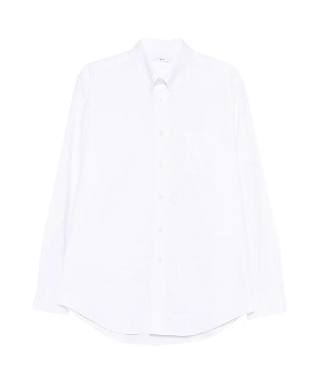GIVENCHY Белая хлопковая классическая рубашка, фото 1