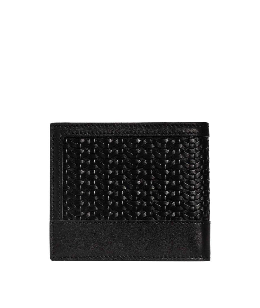 DOLCE&GABBANA Черный кожаный кошелек, фото 3