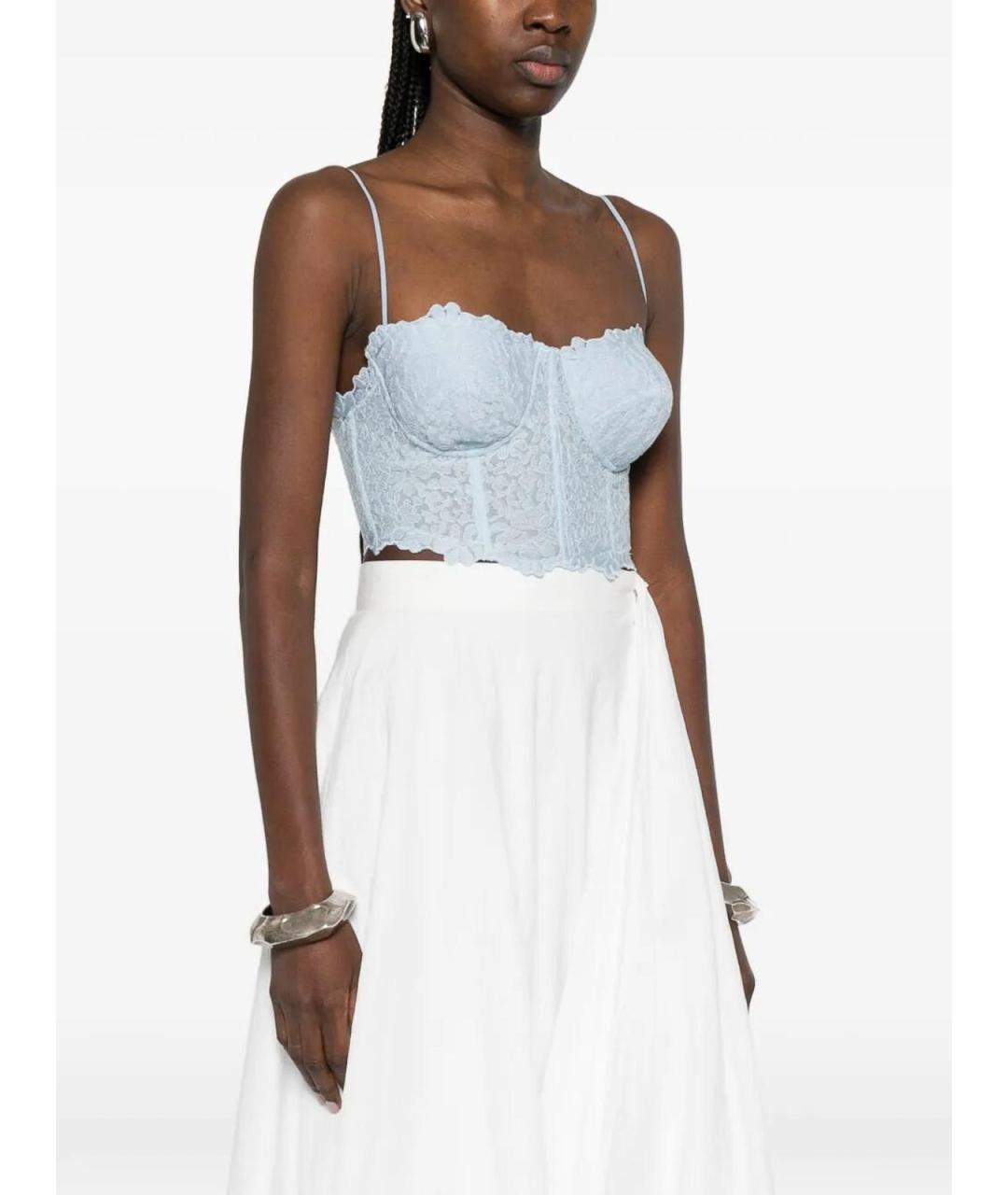 ERMANNO SCERVINO Голубой корсеты, фото 5