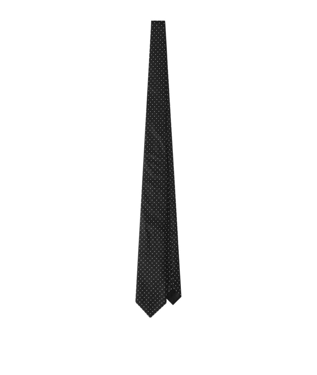 DOLCE&GABBANA Черный шелковый галстук, фото 1