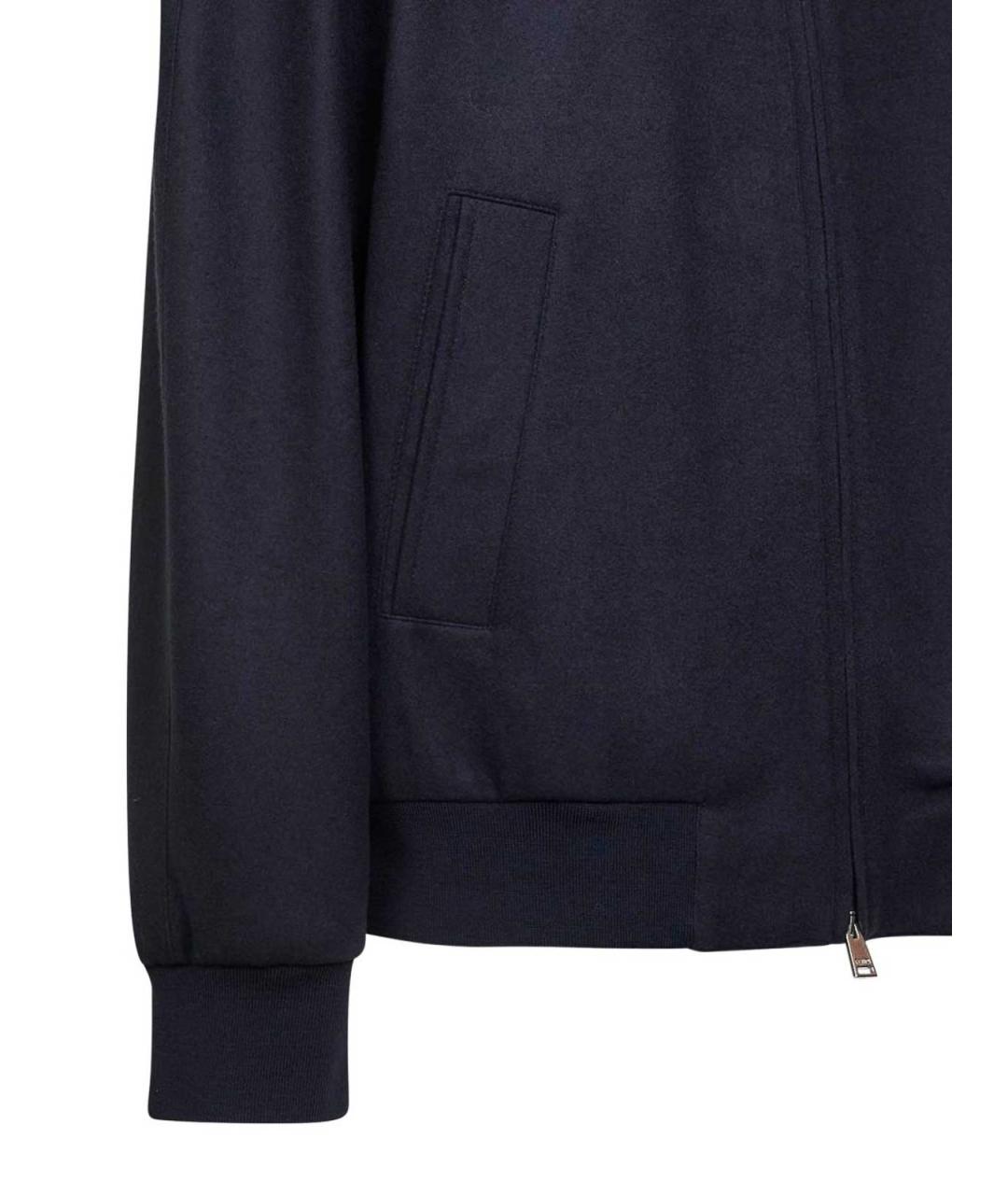 FENDI Темно-синяя кашемировая куртка, фото 3
