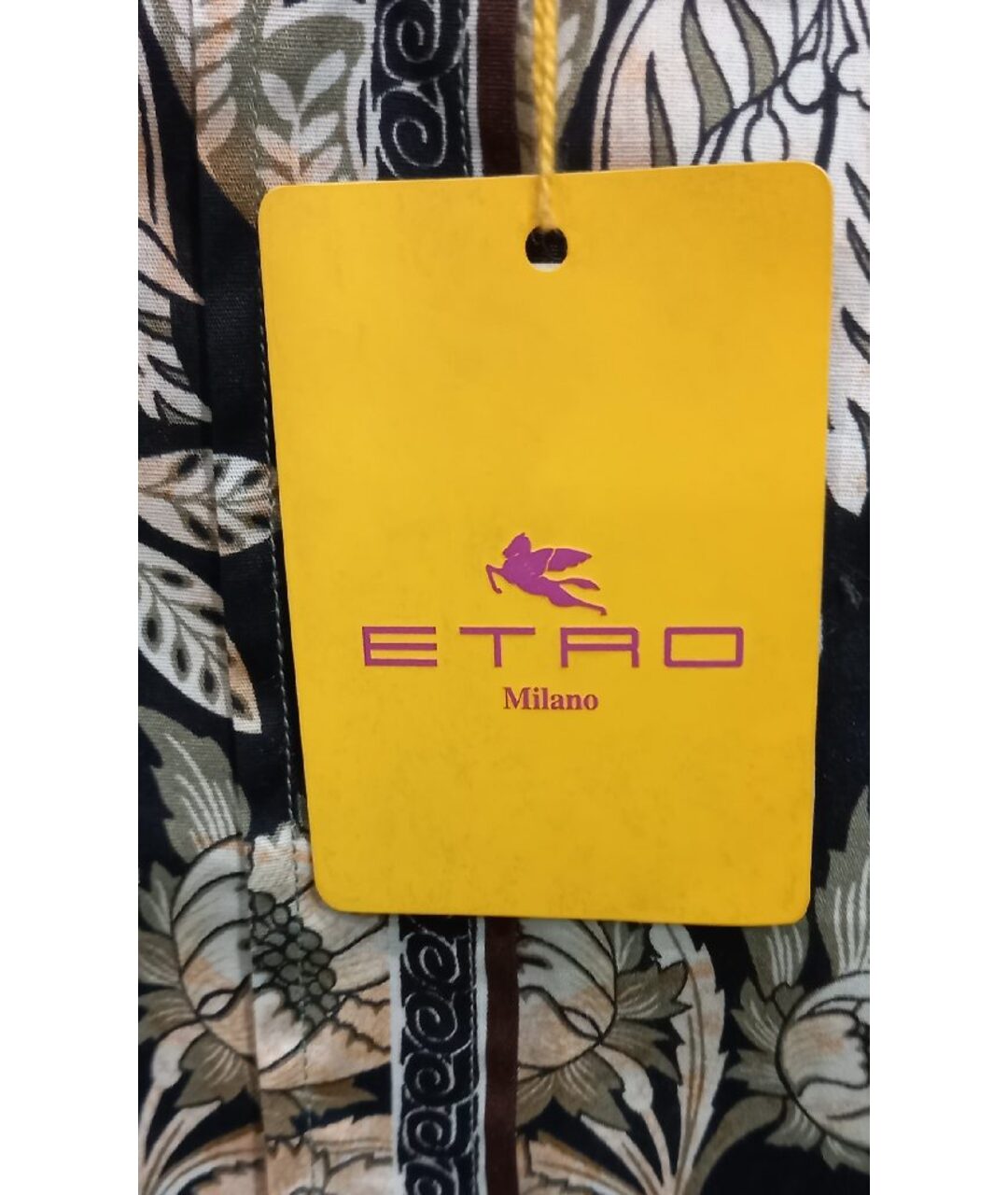 ETRO Мульти хлопко-эластановая рубашка, фото 6