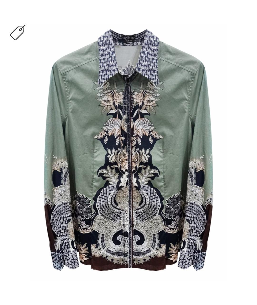ETRO Мульти хлопко-эластановая рубашка, фото 8
