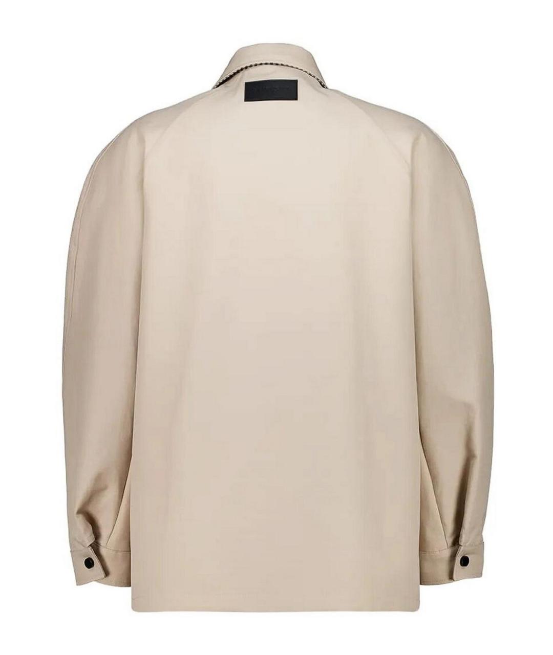GIVENCHY Бежевая хлопковая куртка, фото 2