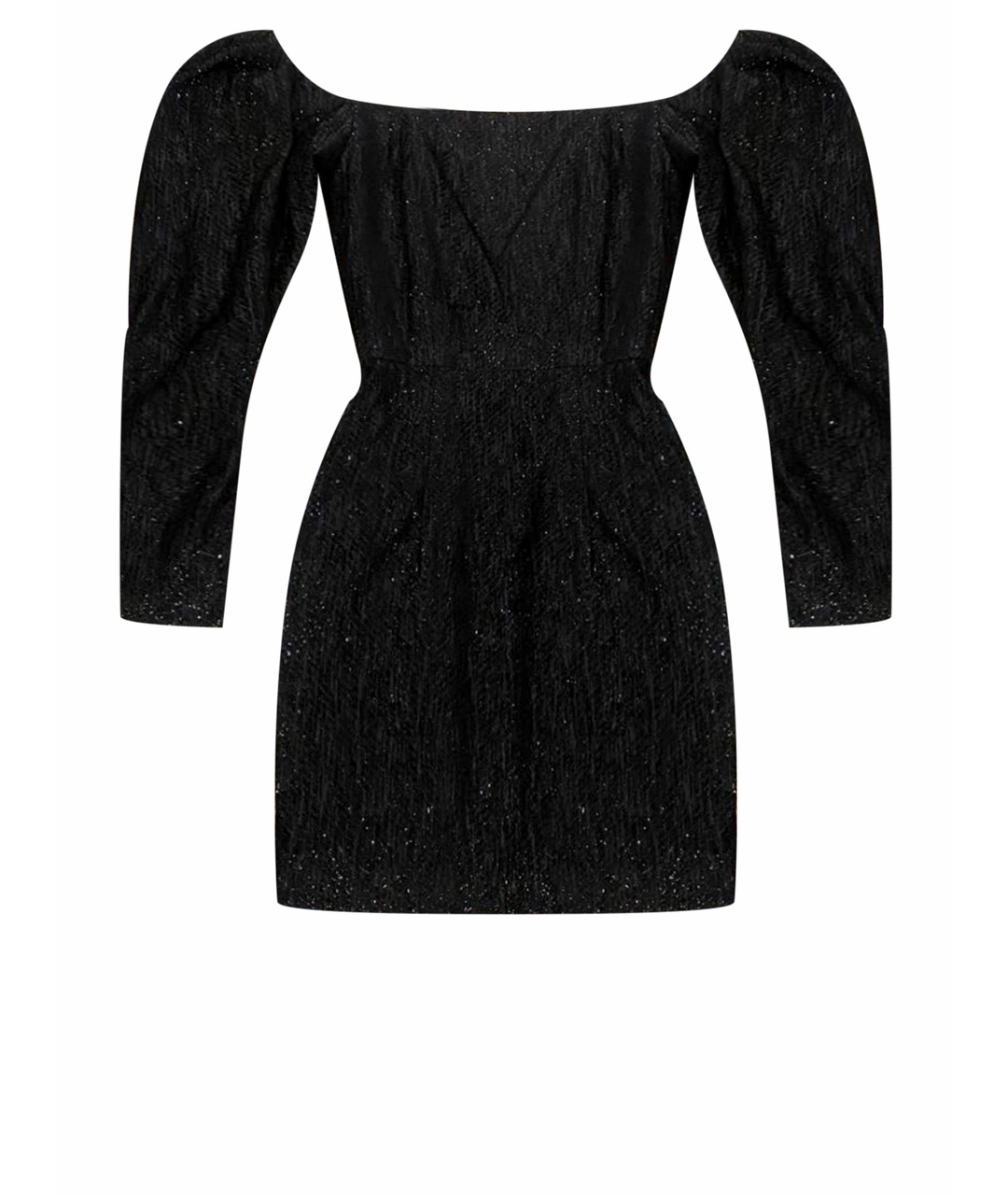 16ARLINGTON Черное велюровое коктейльное платье, фото 1