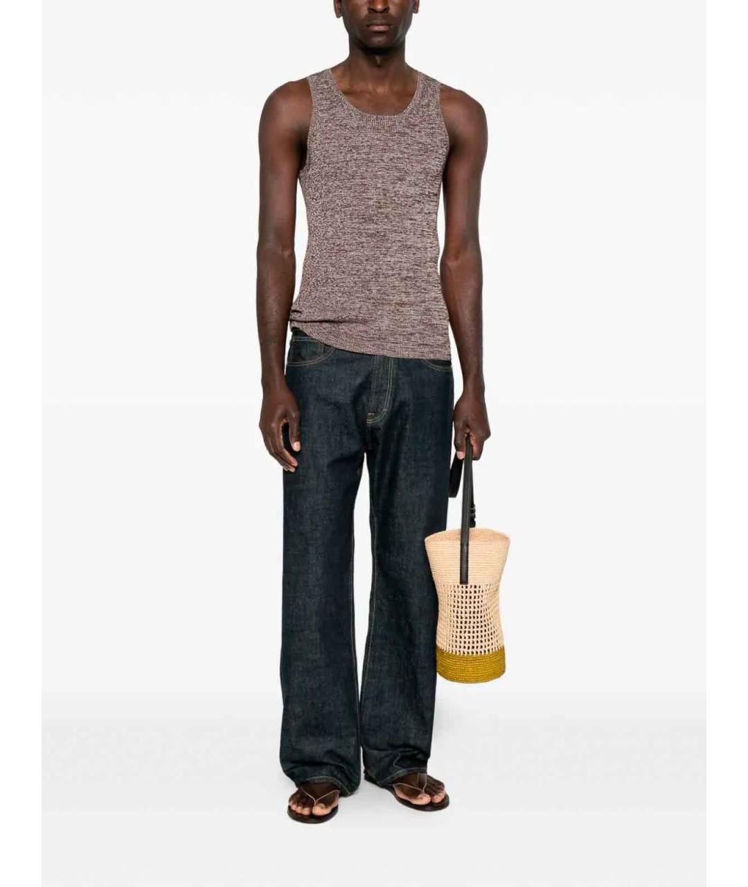 PRADA Бежевая хлопковая майка, фото 2