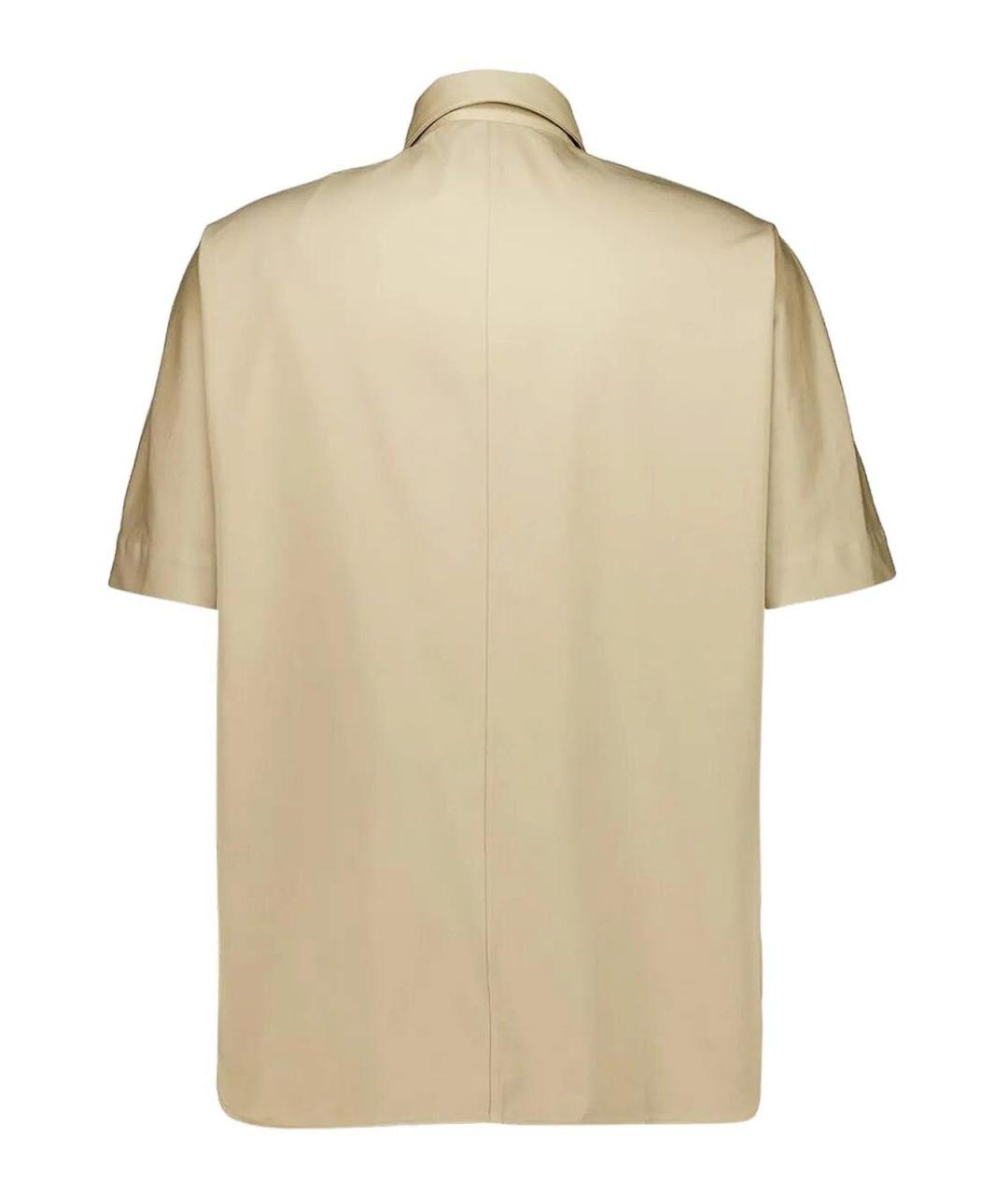 GIVENCHY Бежевая хлопковая кэжуал рубашка, фото 2
