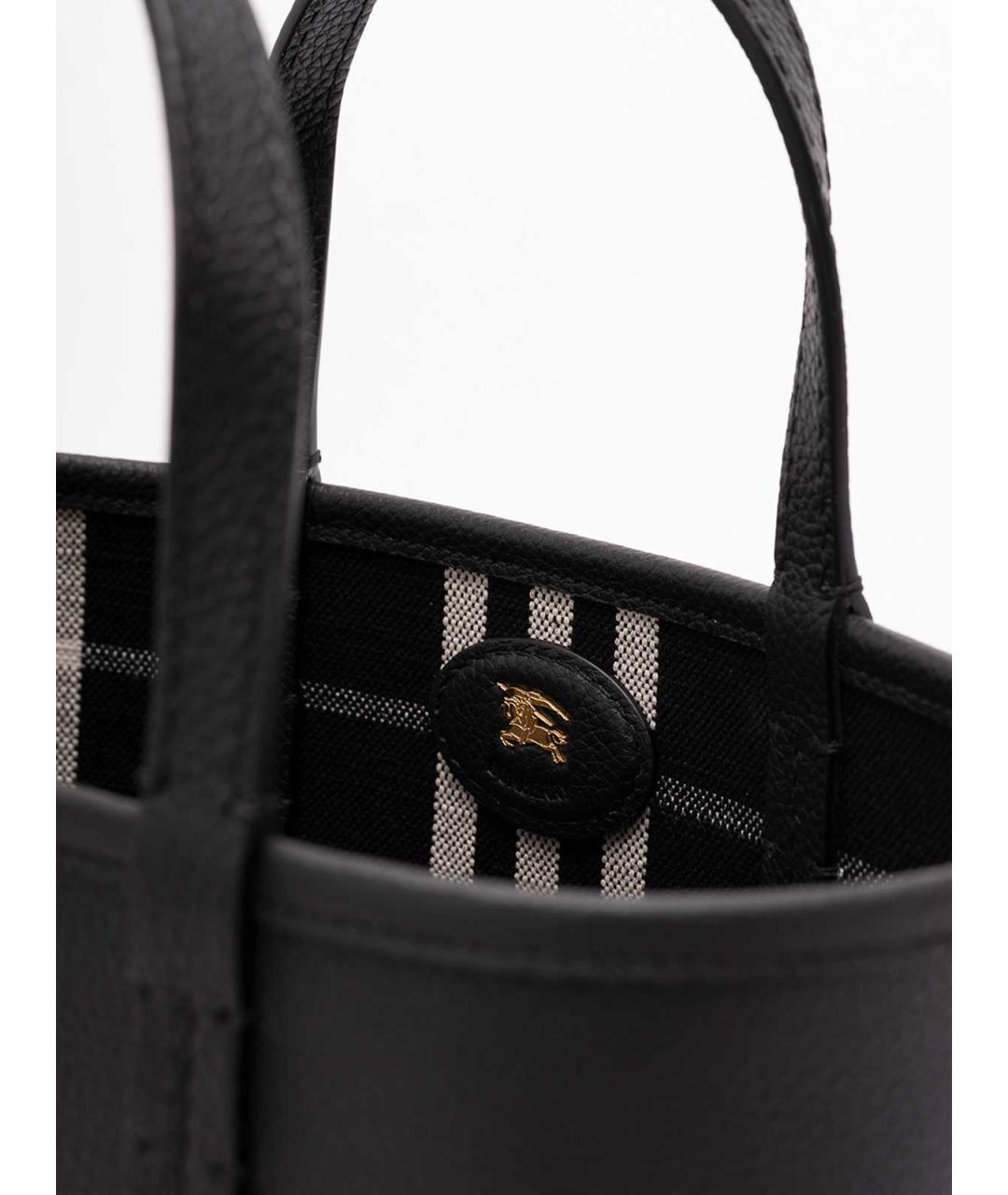 BURBERRY Мульти кожаная сумка тоут, фото 5