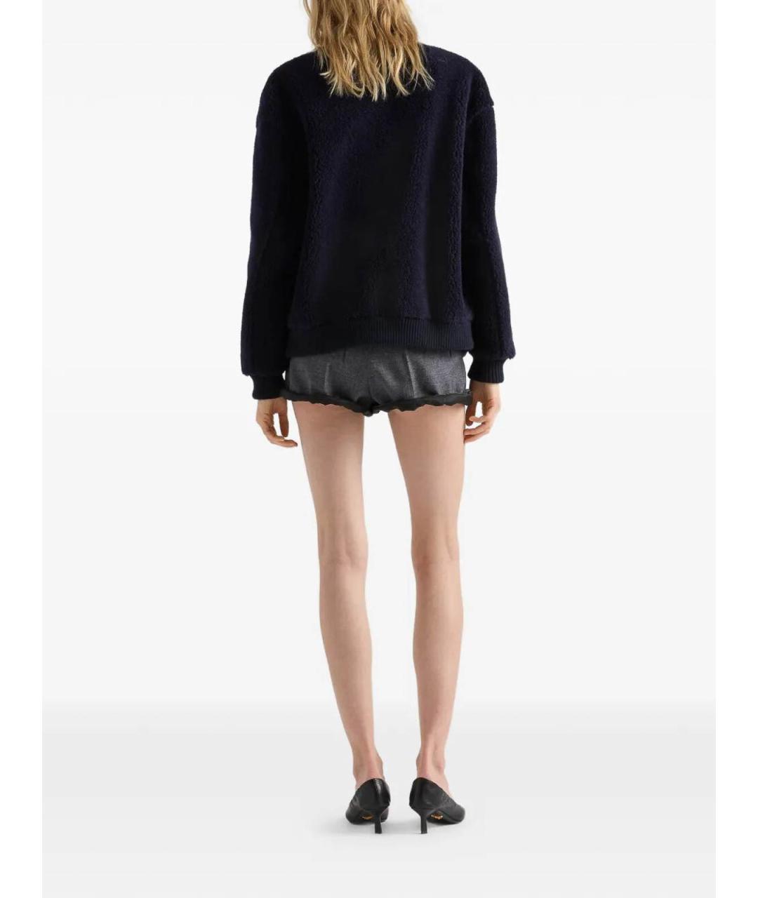 PRADA Синяя шерстяная куртка, фото 2