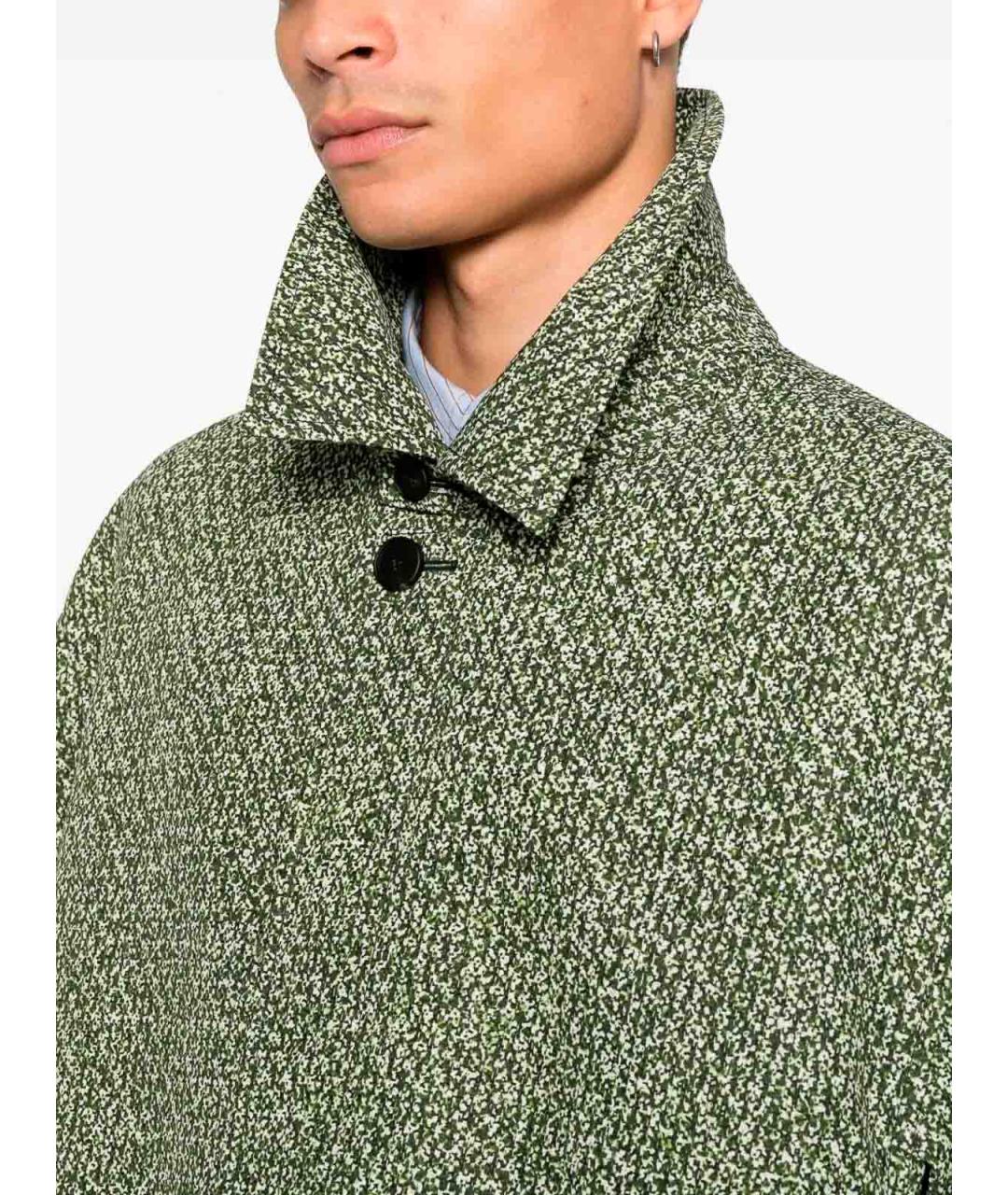 GUCCI Зеленое полиэстеровое пальто, фото 3