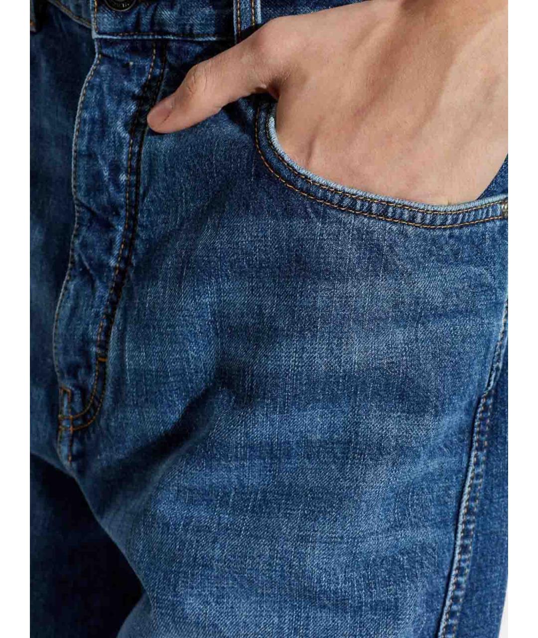 GIVENCHY Синие хлопковые прямые джинсы, фото 4