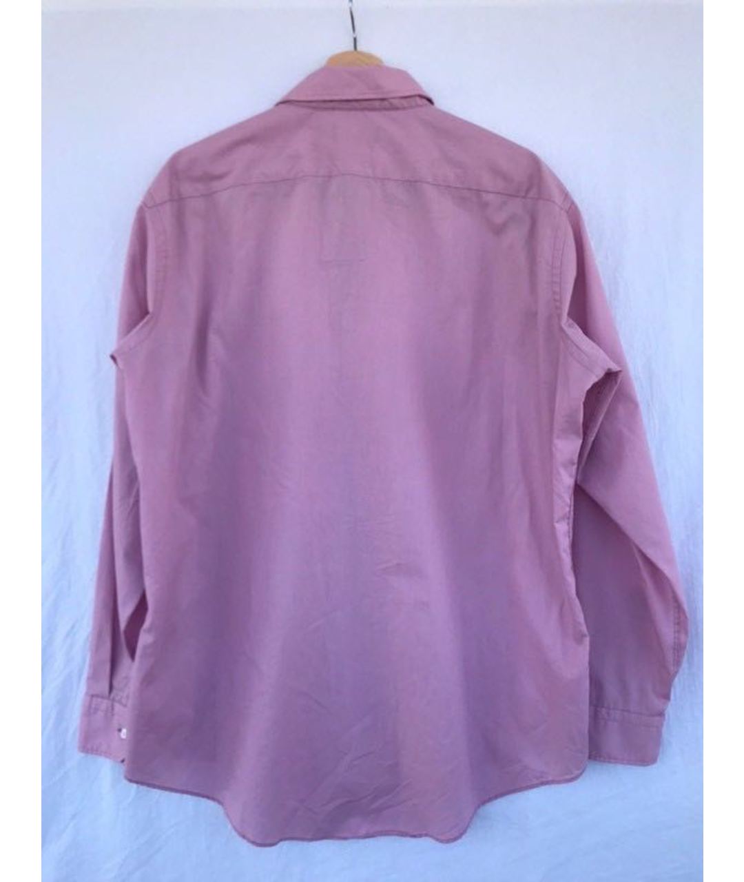 CHRISTIAN DIOR VINTAGE Розовая хлопко-полиэстеровая кэжуал рубашка, фото 2