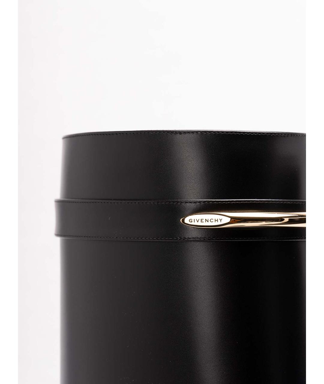 GIVENCHY Черные кожаные сапоги, фото 6