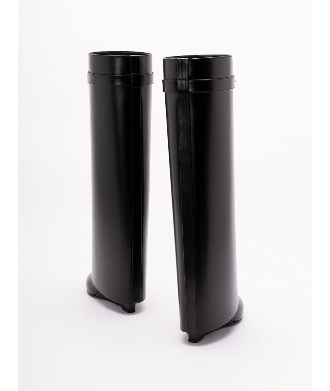 GIVENCHY Черные кожаные сапоги, фото 3