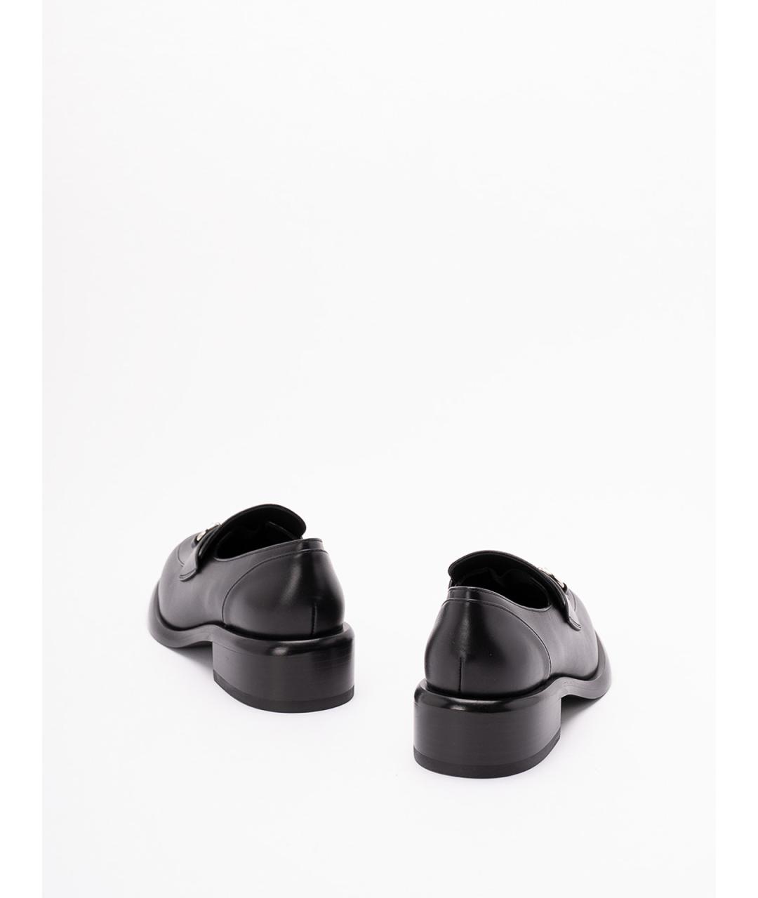 GUCCI Черные кожаные лоферы, фото 3