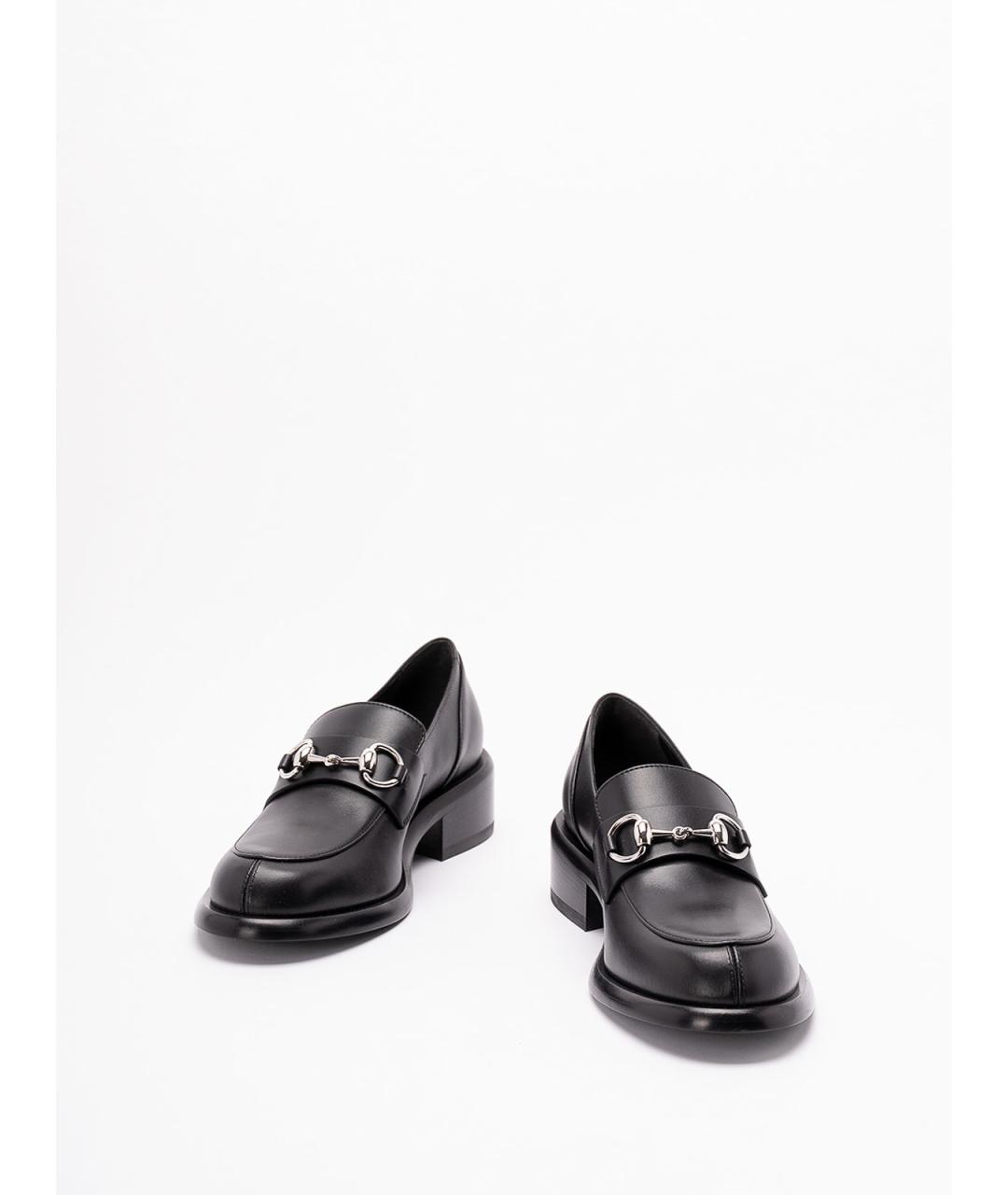 GUCCI Черные кожаные лоферы, фото 2