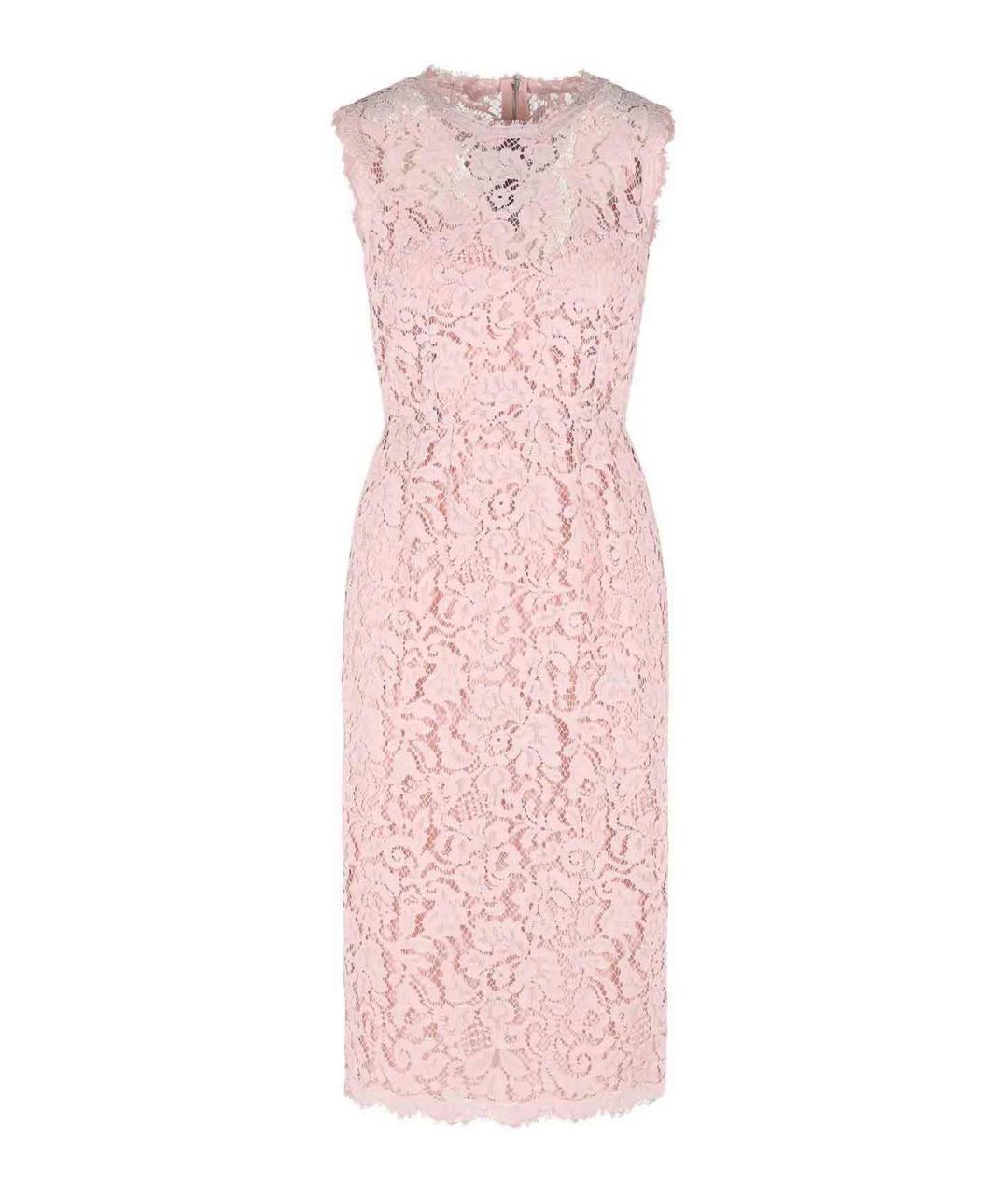DOLCE&GABBANA Розовое платье, фото 1