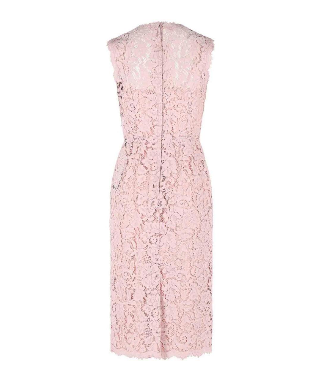 DOLCE&GABBANA Розовое платье, фото 2