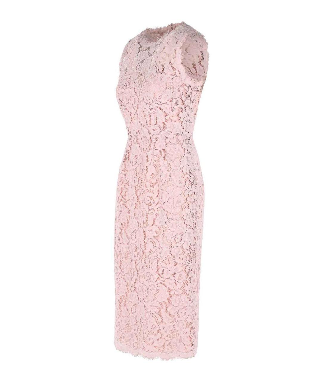 DOLCE&GABBANA Розовое платье, фото 3