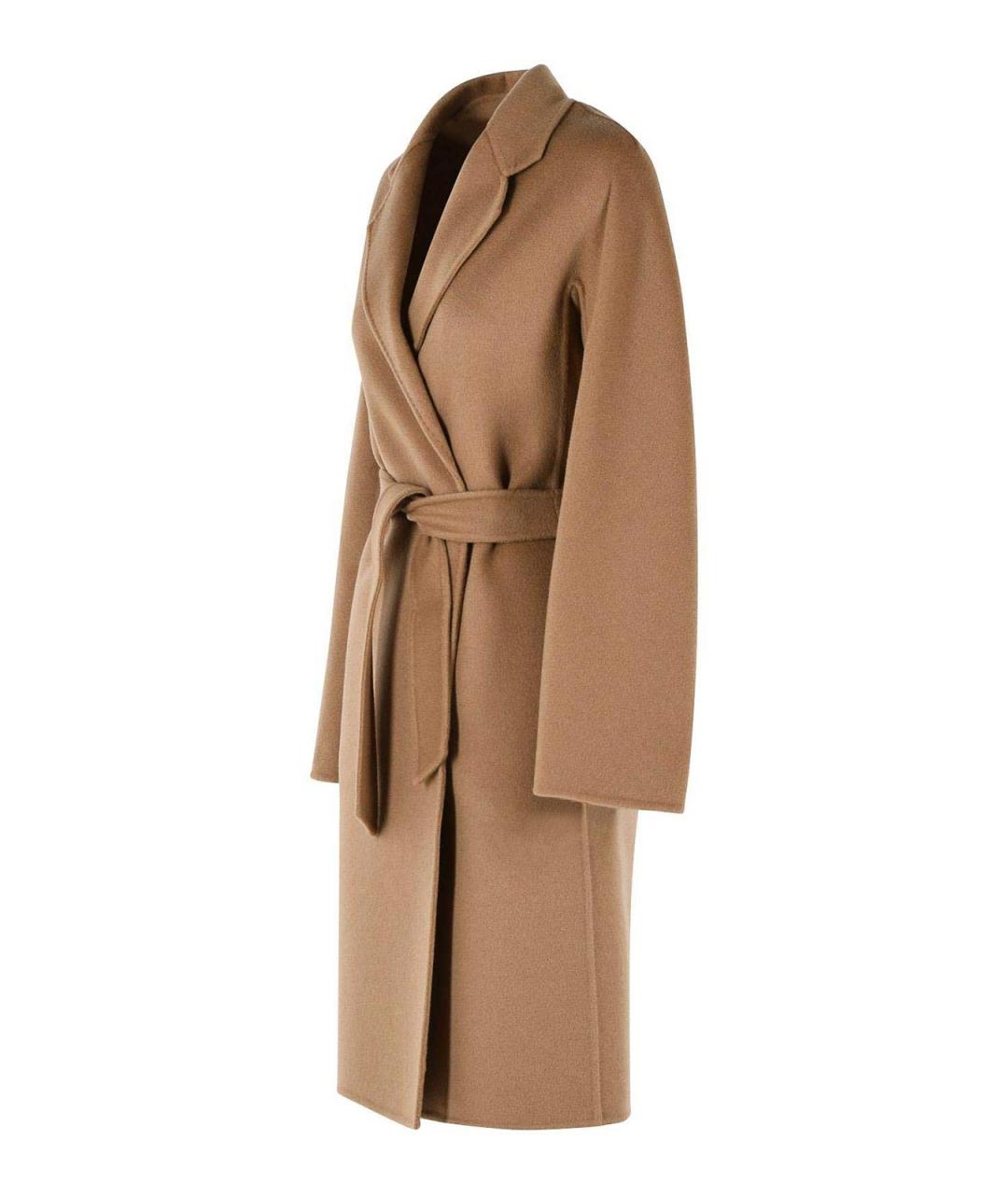 MAX MARA Коричневое кашемировое пальто, фото 3