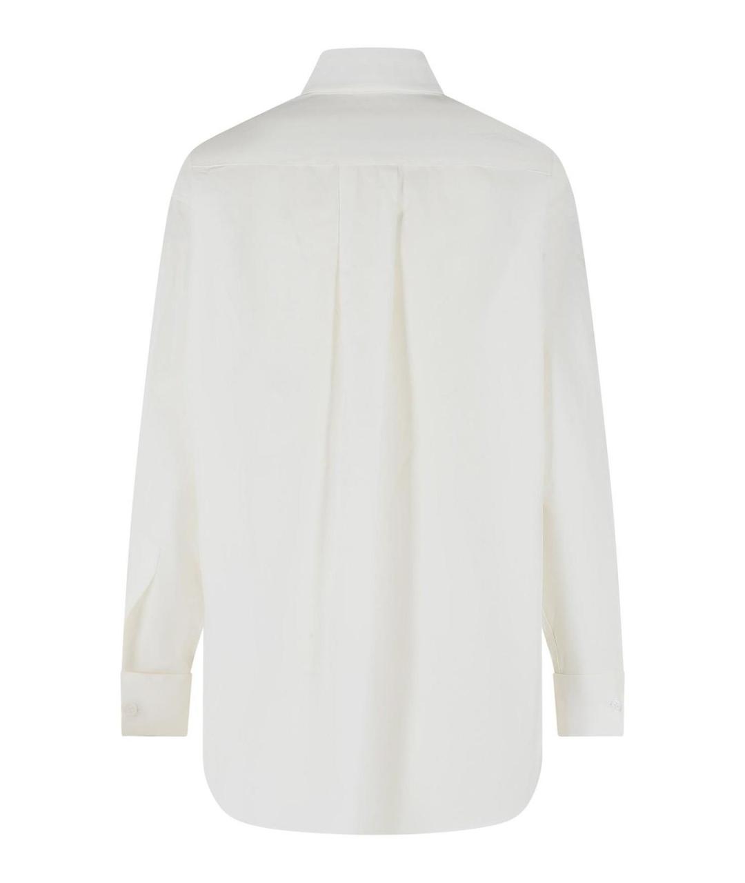 MM6 MAISON MARGIELA Белая хлопковая рубашка, фото 2