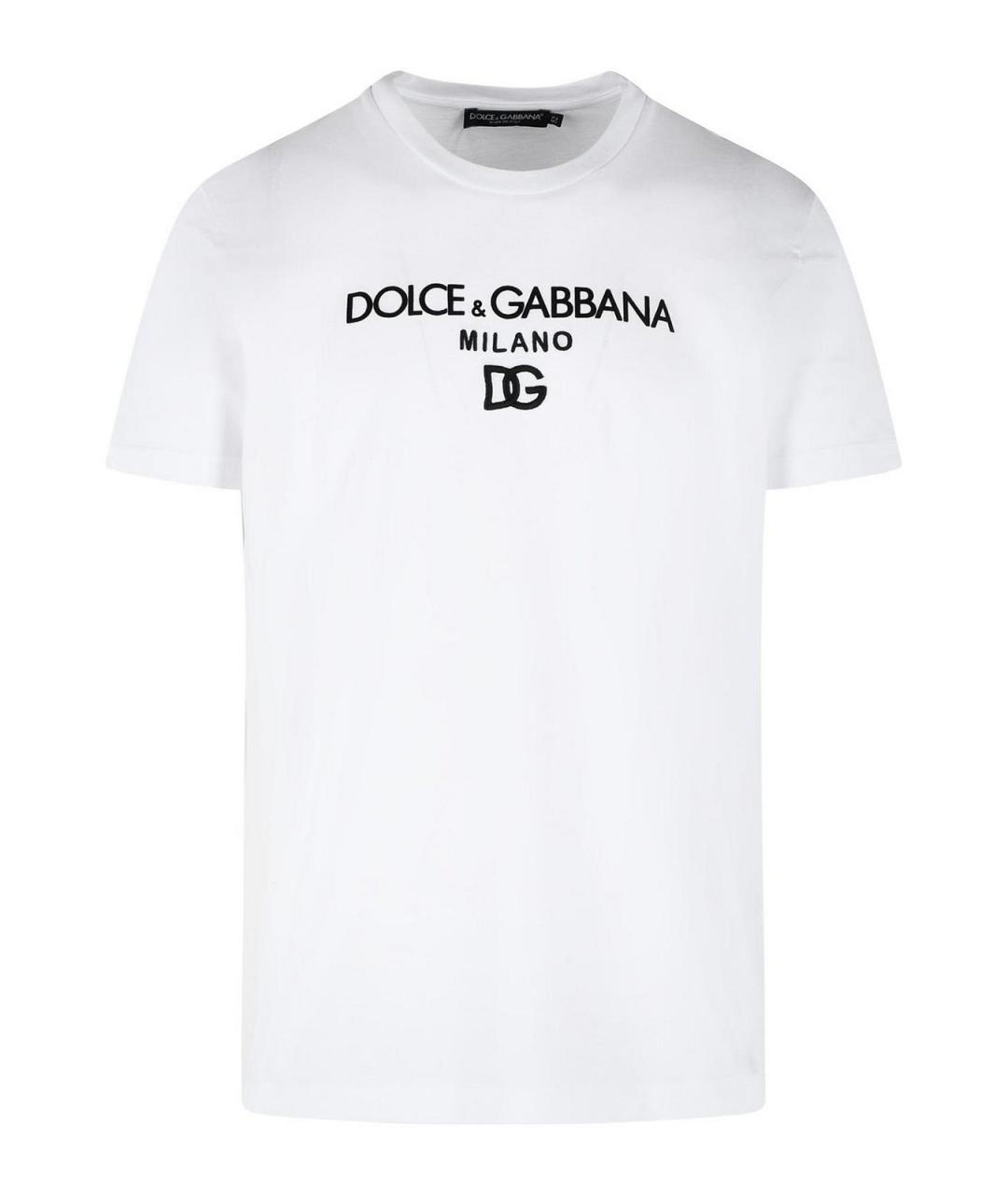 DOLCE&GABBANA Белая футболка, фото 1