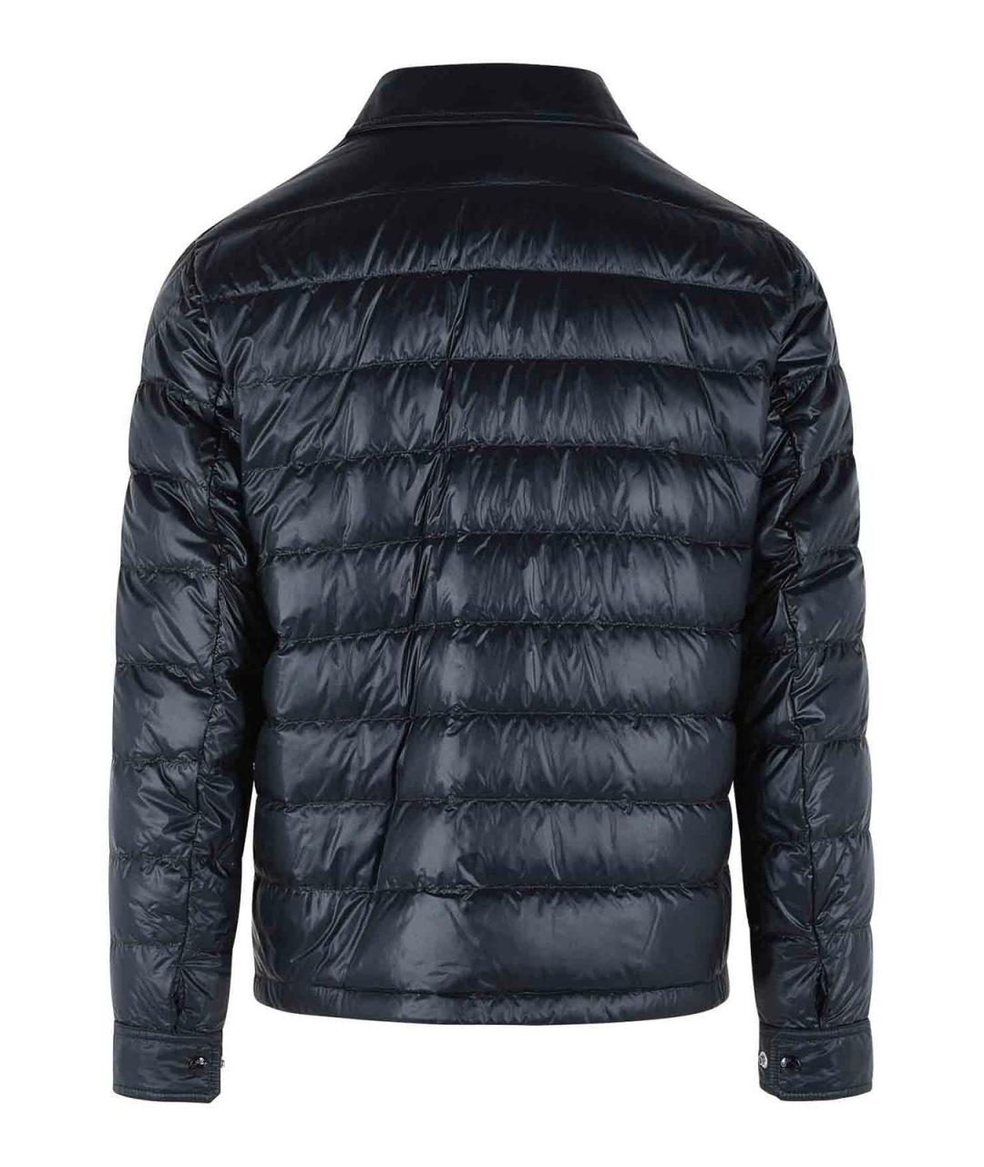 MONCLER Синяя полиамидовая куртка, фото 2