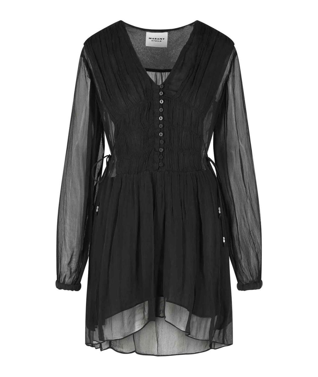 ISABEL MARANT Черное вискозное повседневное платье, фото 1