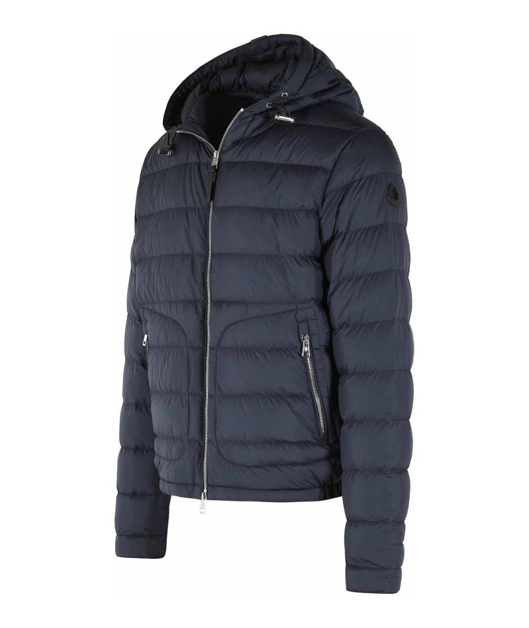 MONCLER Синий пуховик, фото 3