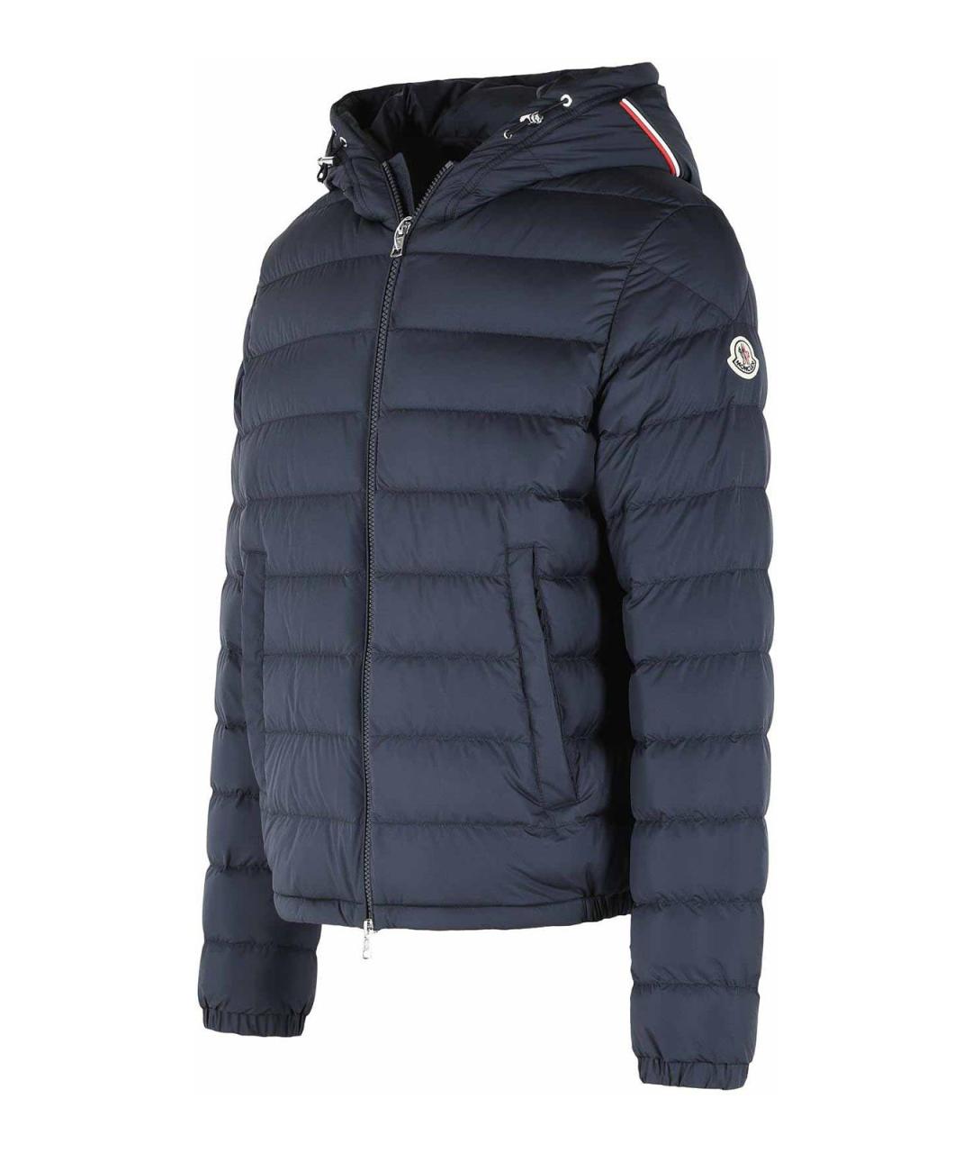 MONCLER Синий полиэстеровый пуховик, фото 3