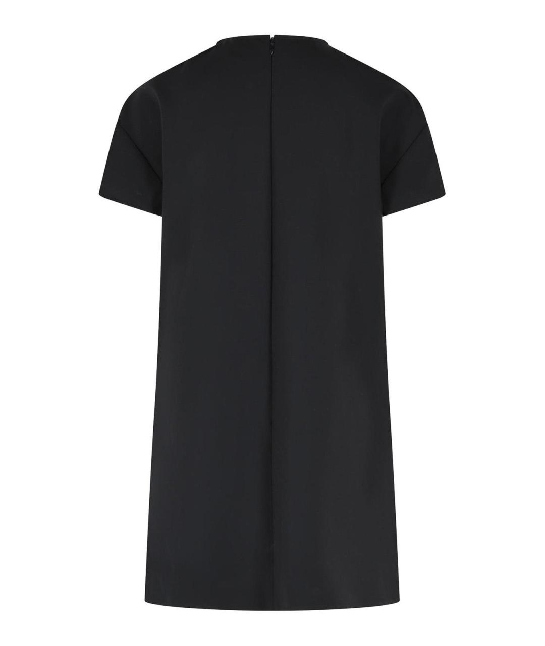 COURREGES Черное полиэстеровое повседневное платье, фото 2
