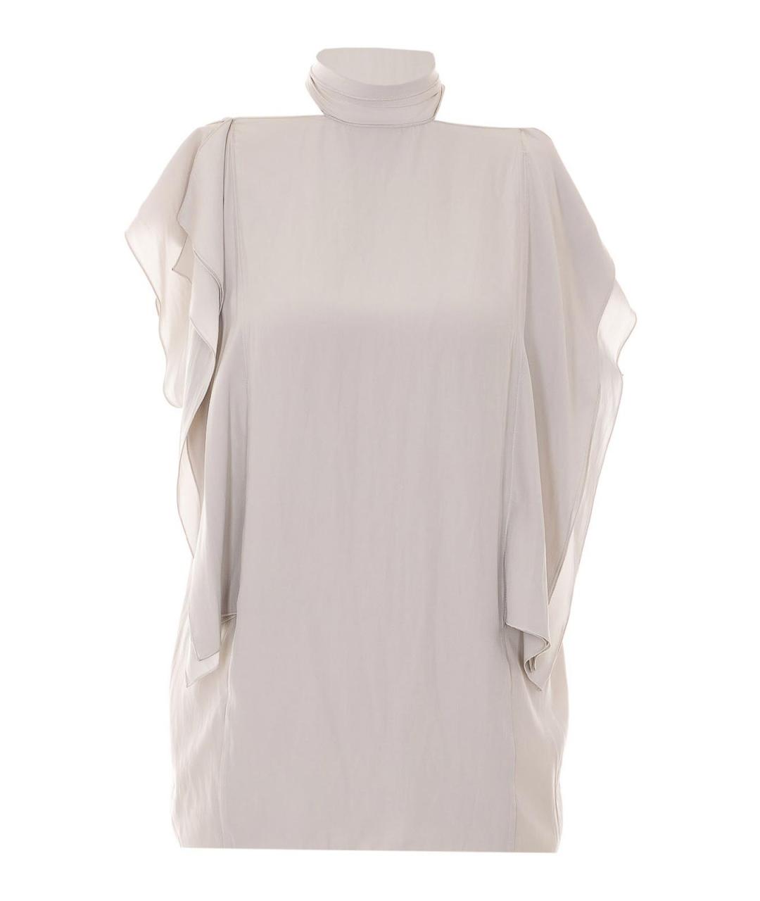 LANVIN Серая полиэстеровая блузы, фото 1