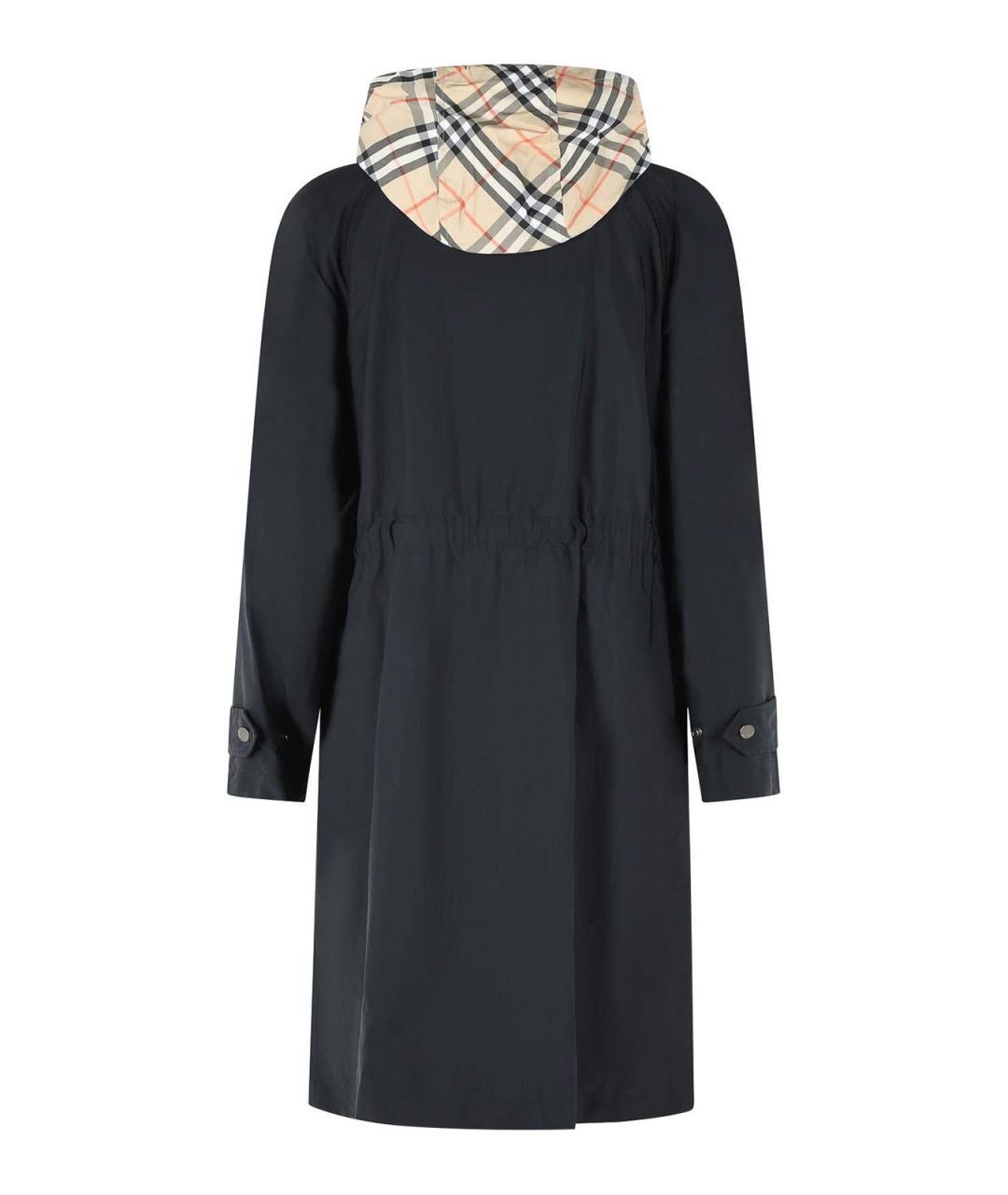 BURBERRY Черная полиамидовая парка, фото 2