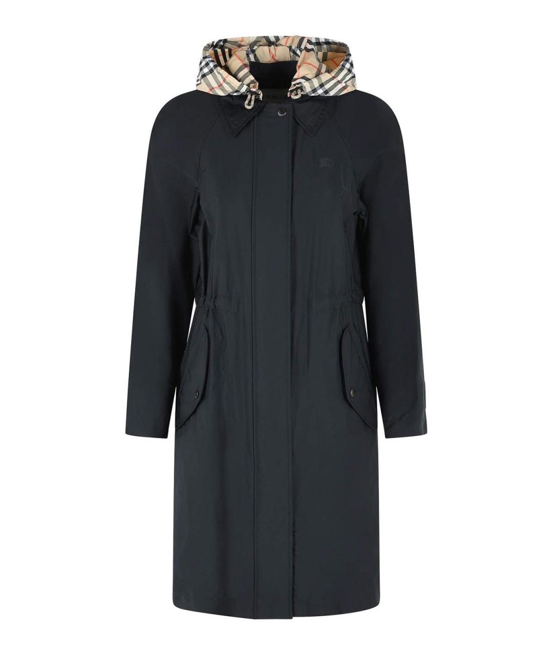 BURBERRY Черная полиамидовая парка, фото 1