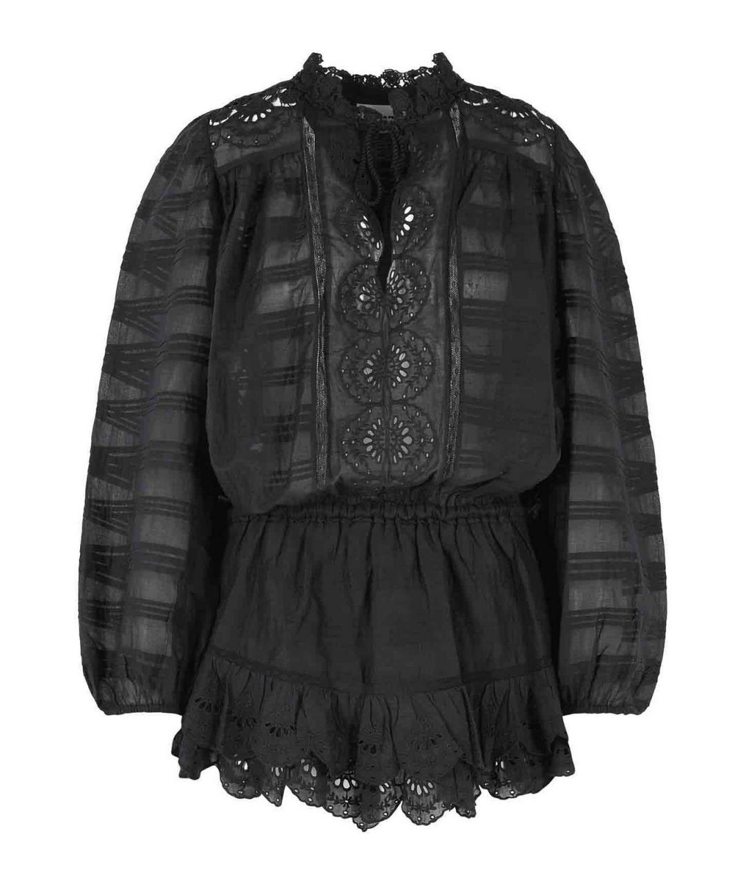ISABEL MARANT Черное хлопковое повседневное платье, фото 1