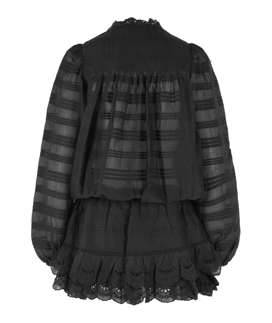 ISABEL MARANT Черное хлопковое повседневное платье, фото 2